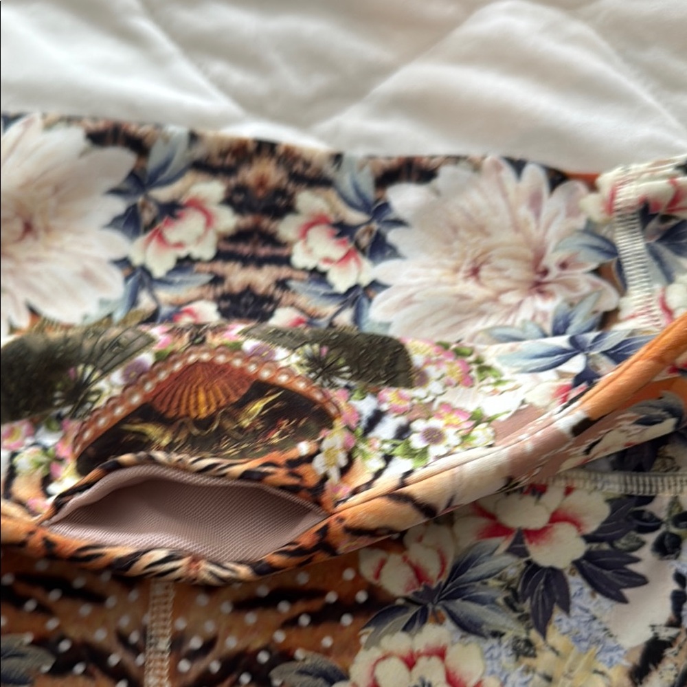 Camilla Floral and Animal Print bike Shorts - Picture 4 of 4
